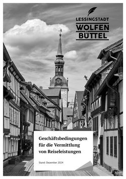 Titelblatt der Reisebedingungen 