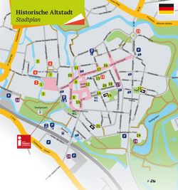 Innenstadtplan von Wolfenbüttel